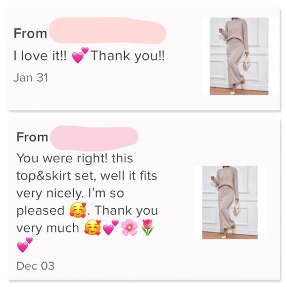 2 Piece Knit Skirt Set Blush Color Long Skirt & Cable Knit Set - Picture 9 of 11